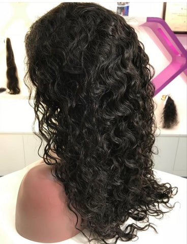 100 % Human Hair Italian Curly Wig - EldoradoVirginHair